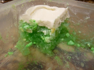 Green jello salad